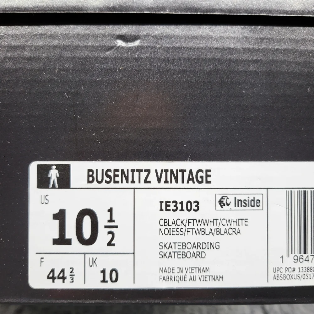 New Adidas Busenitz Vintage Suede Men's Shoes Size 10.5 - Picture 8 of 8